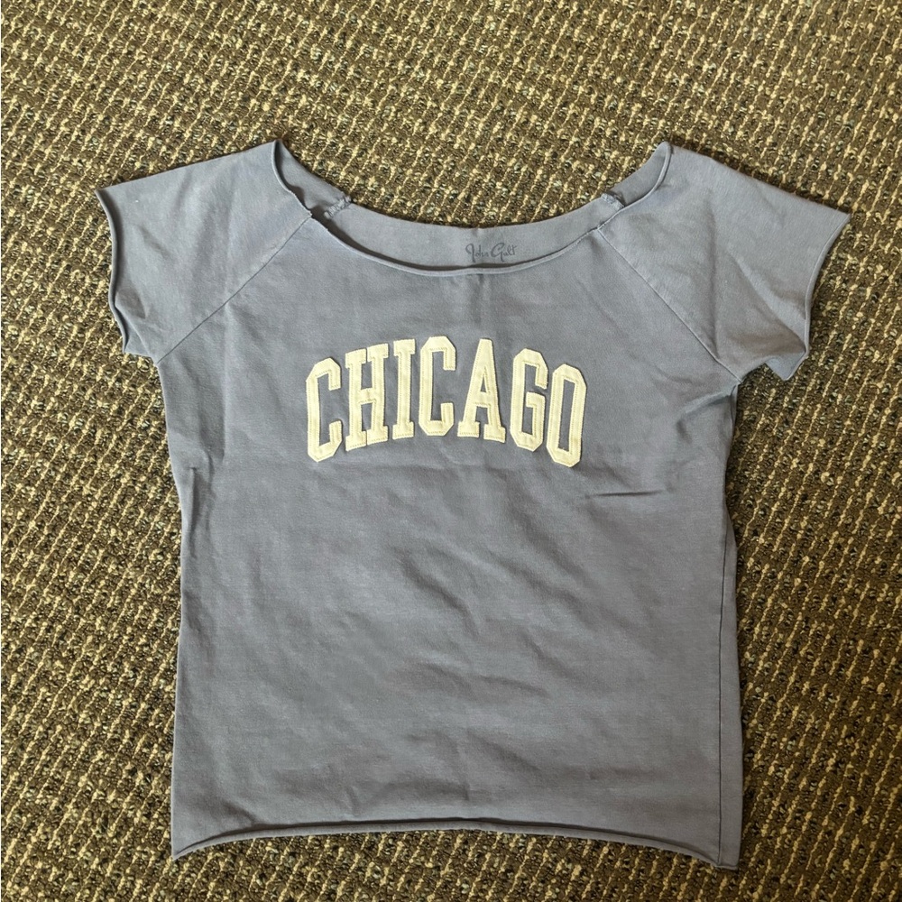 Brandy Melville Chicago Cut Hem T-Shirt